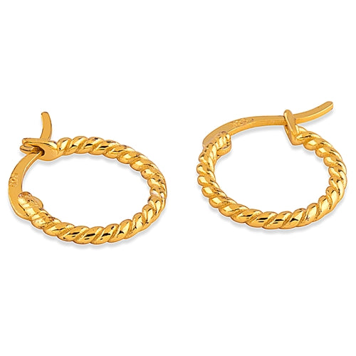 Silver Huggie Earring