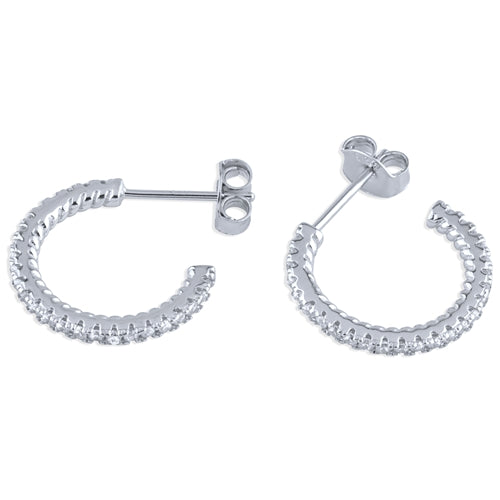 Silver Hoop Earring