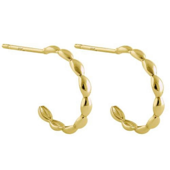 Wavy Hoop Earrings