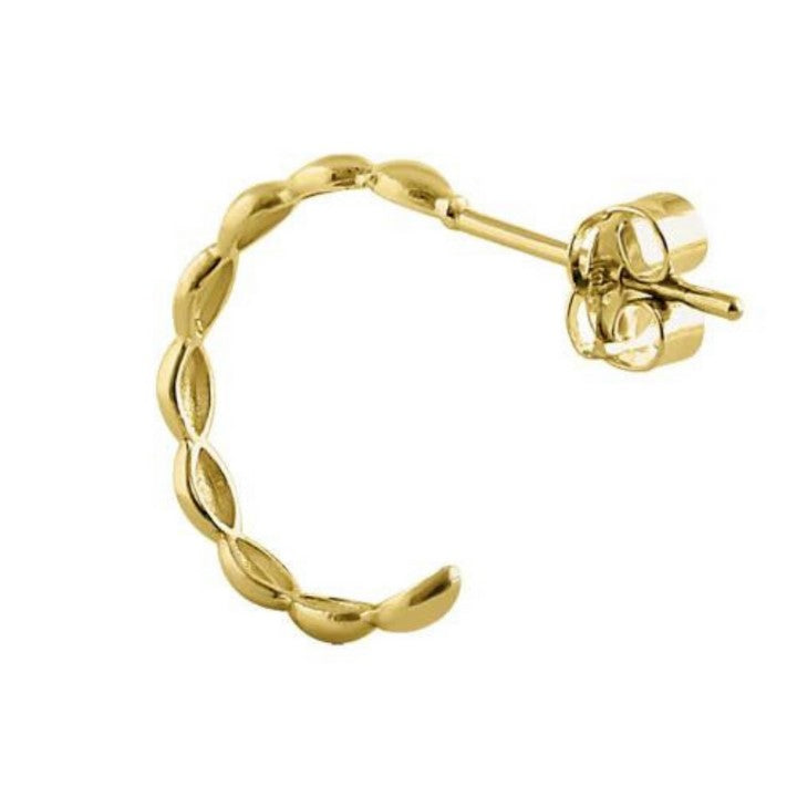 Wavy Hoop Earrings