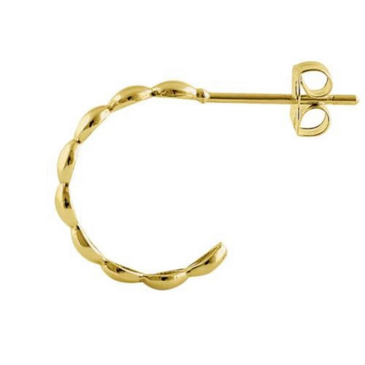Wavy Hoop Earrings