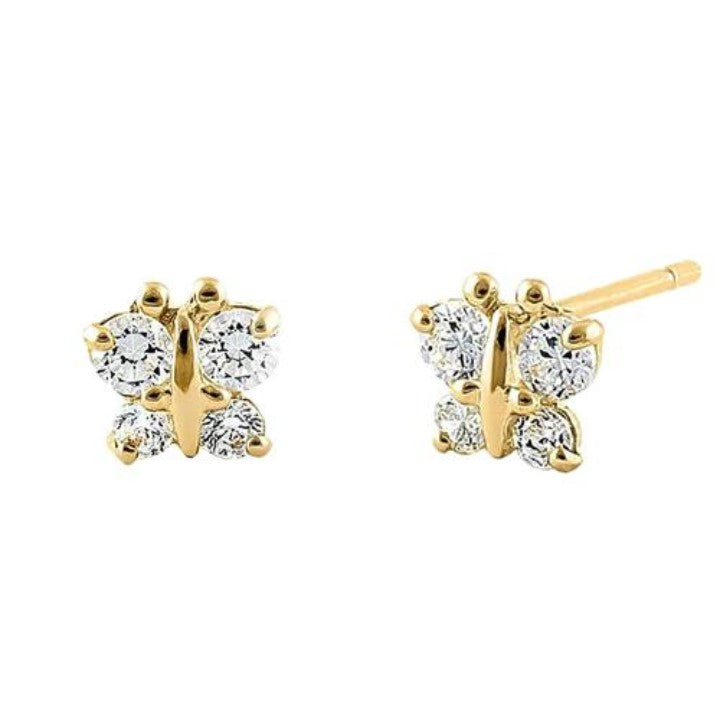 Dainty Butterfly Earrings