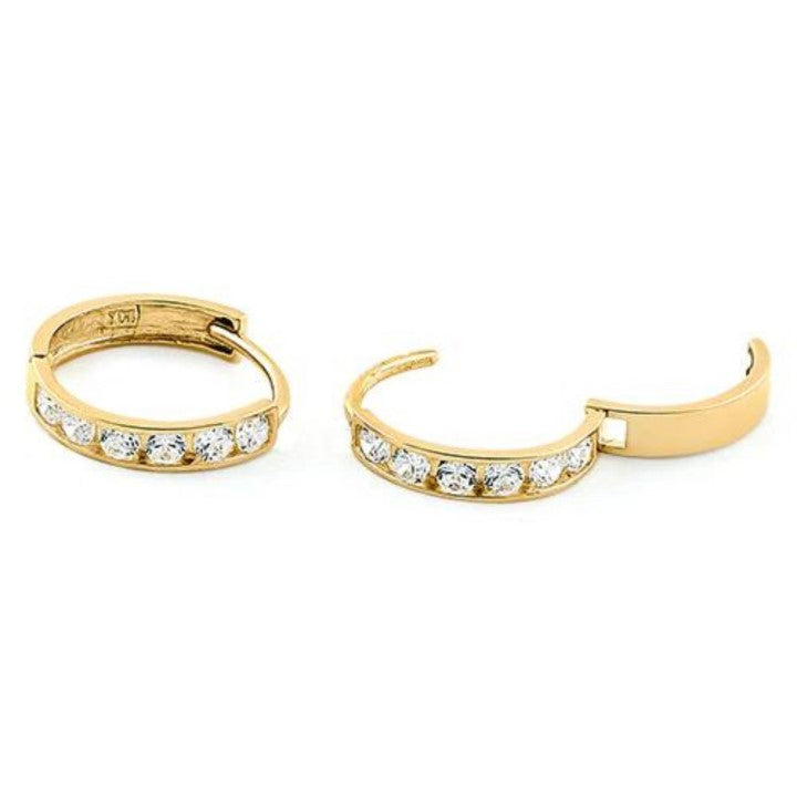 CZ Hoop Earrings
