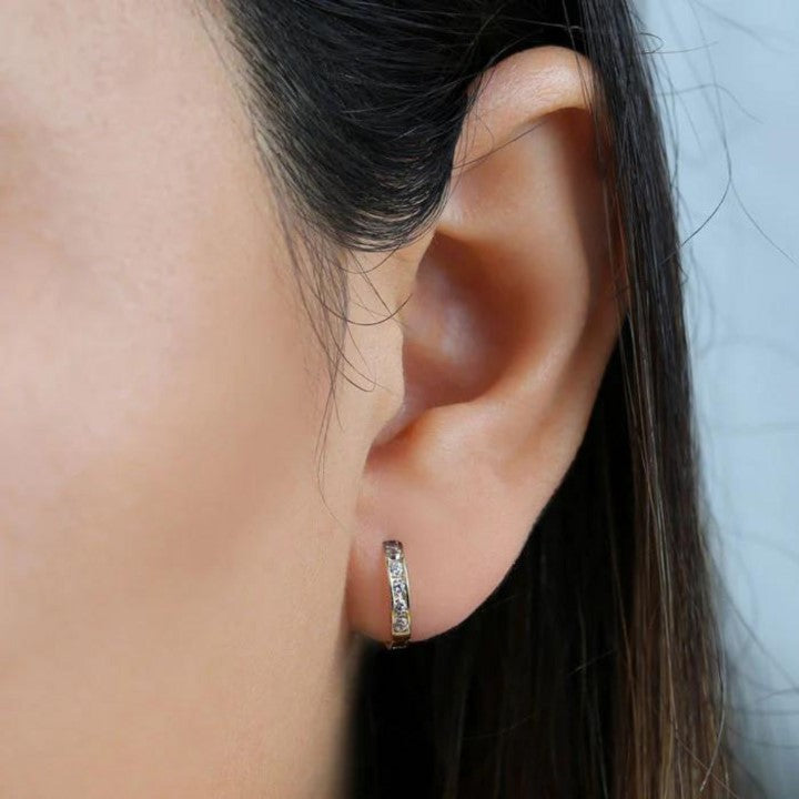 CZ Hoop Earrings