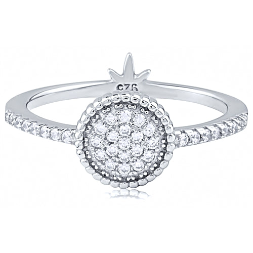 Silver Ring with CZ