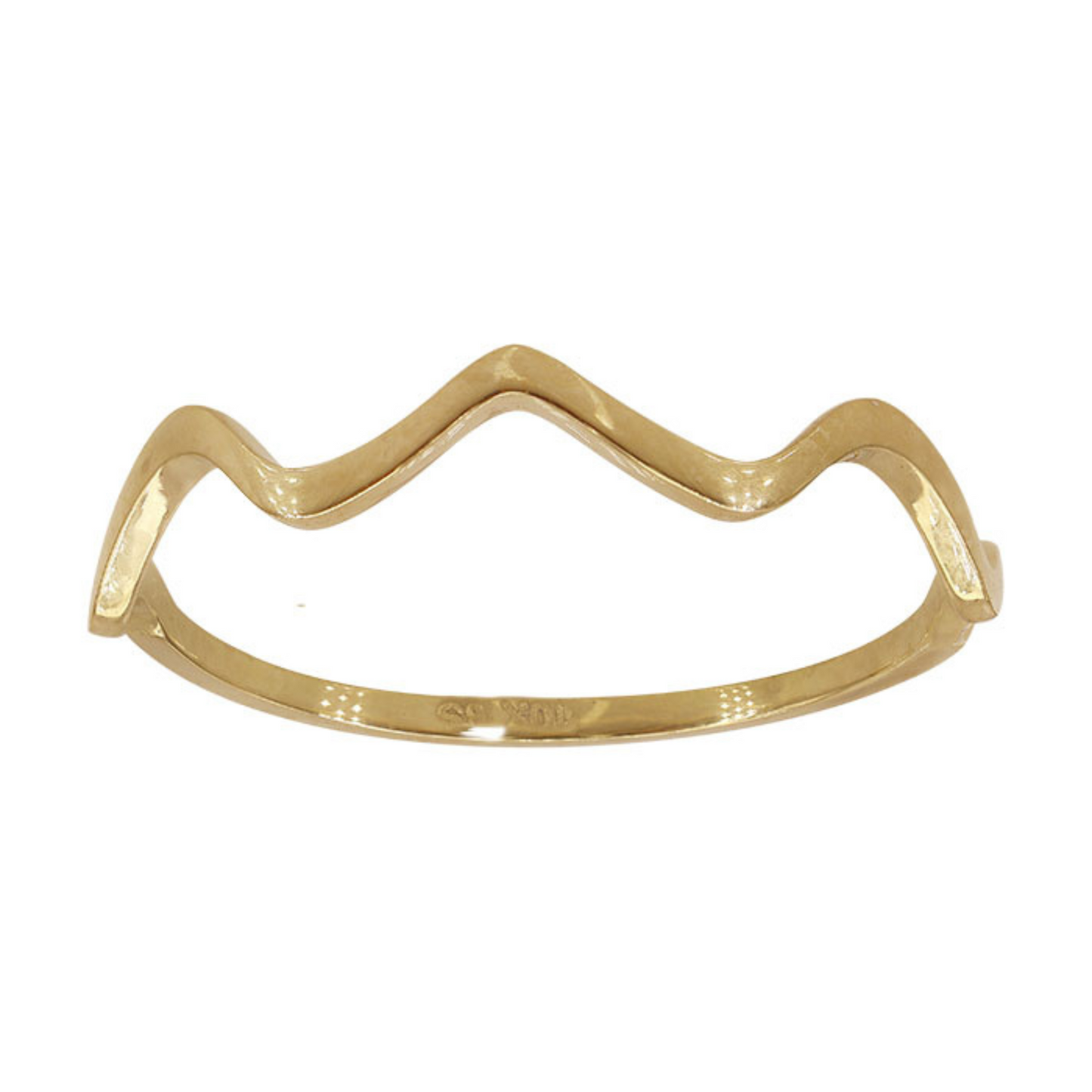 10K Gold Wavey Ring