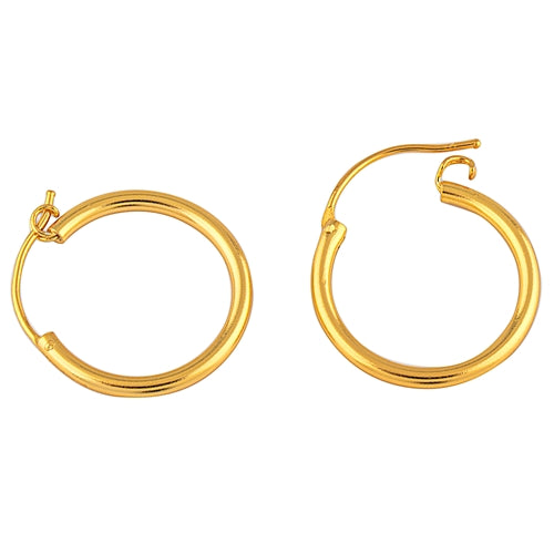 Silver Hoop Earring