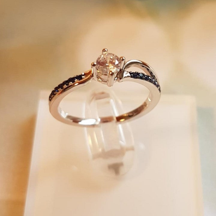 Silver Engagement Ring