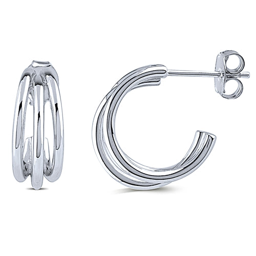 Silver Hoop Earring