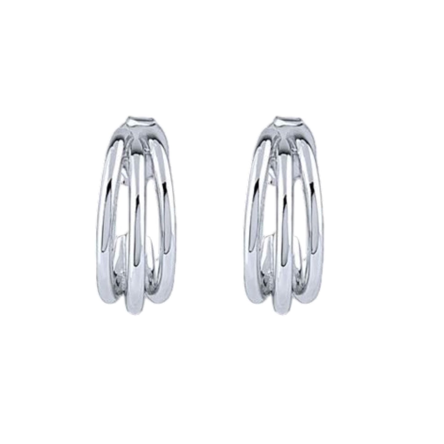 Silver Hoop Earring