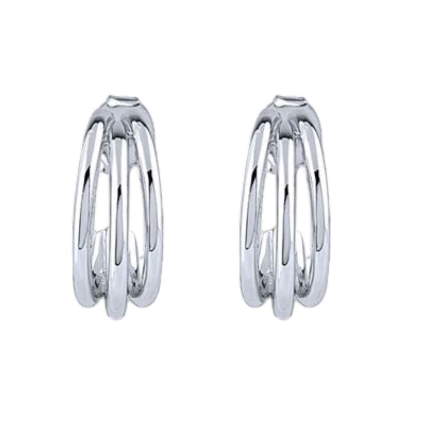 Silver Hoop Earring