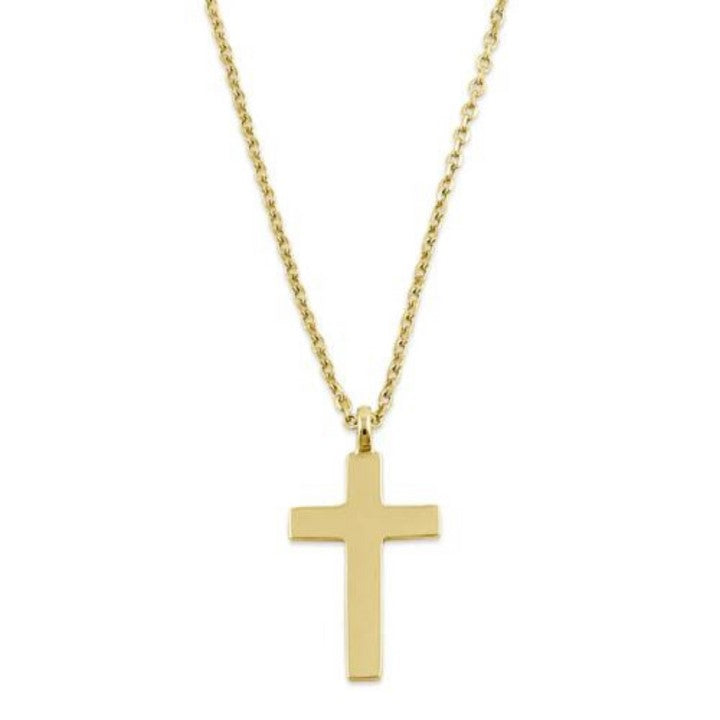 14K Gold Cross Necklace