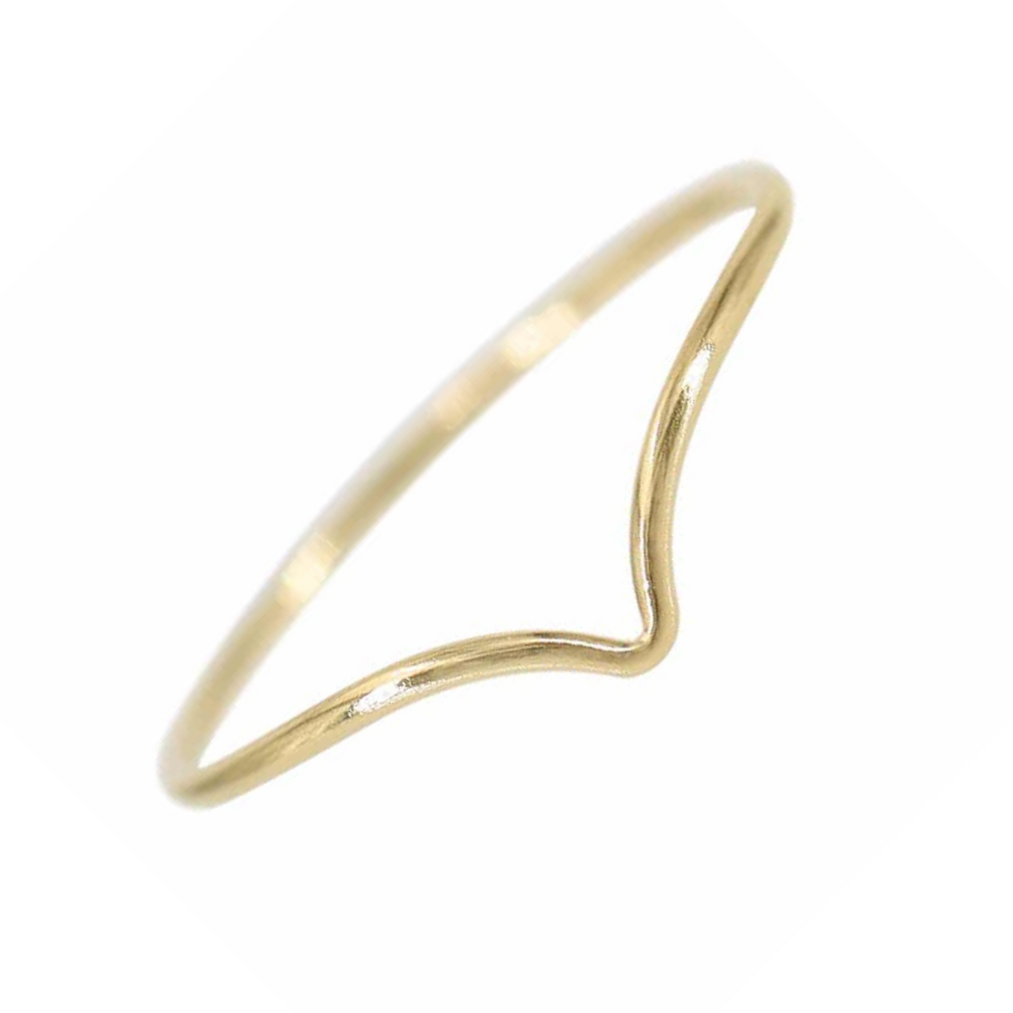 14K Gold Filled Chevron Ring