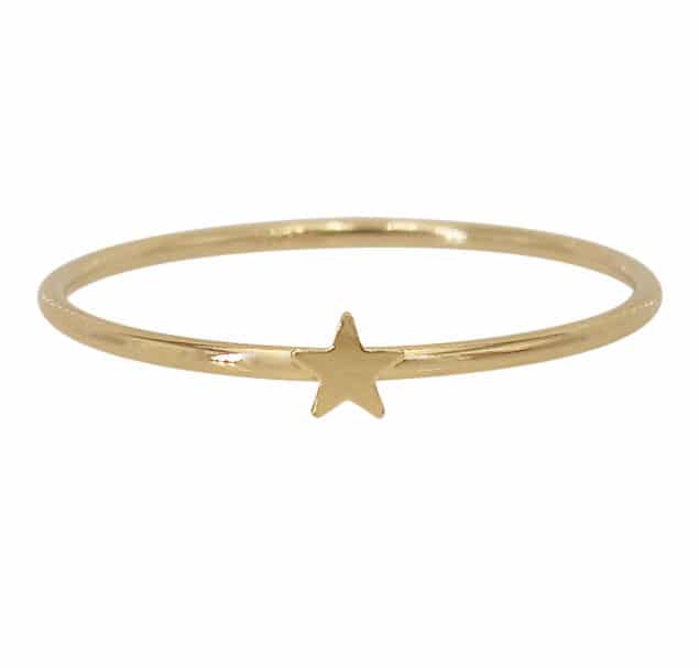 14K Gold Stacking Ring