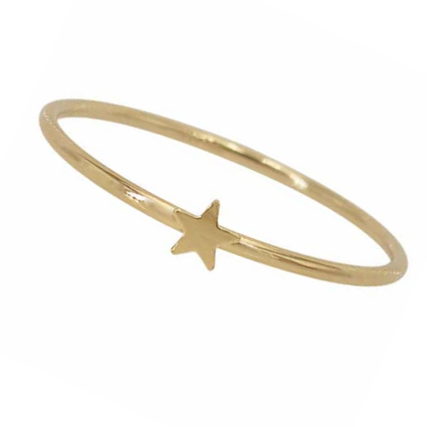 14K Gold Stacking Ring
