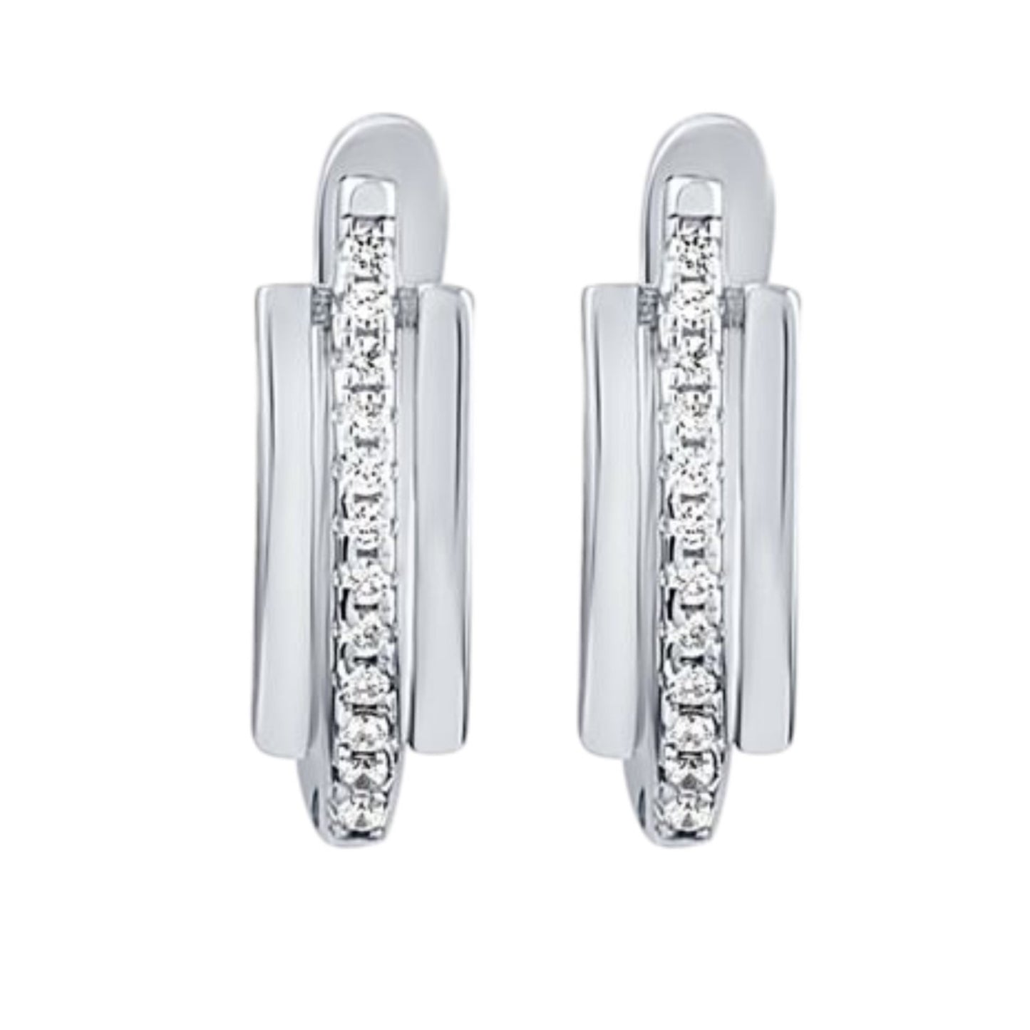 Silver Huggee Earring