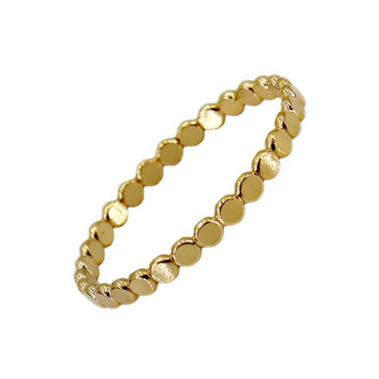 14K Gold Filled Beaded Ring