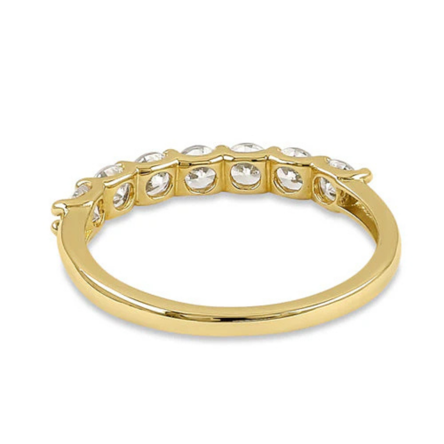 14K Half Eternity Band Ring