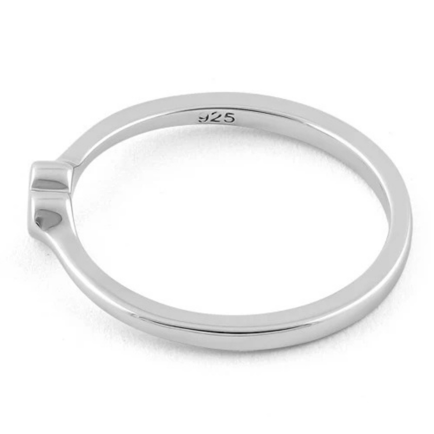 Silver Small Heart Ring