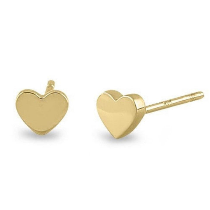 Tiny Heart Earrings