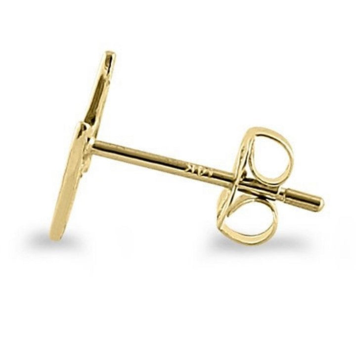 Gold Bolt Earrings