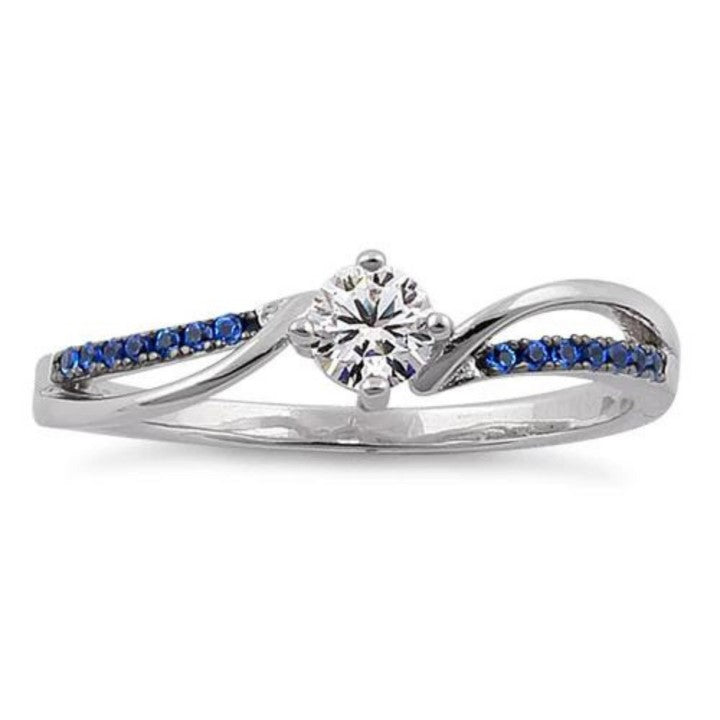 Silver Engagement Ring