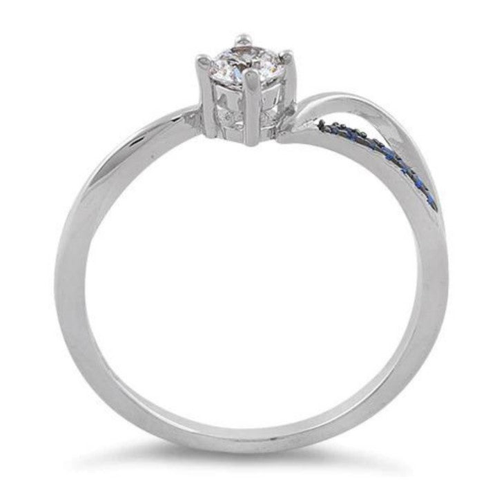 Silver Engagement Ring