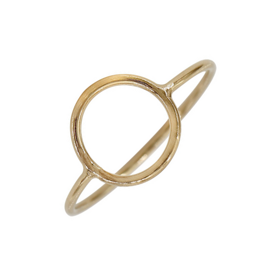 14K Gold Filled Open Circle Ring