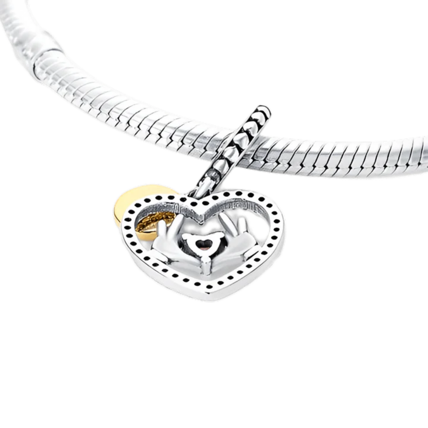 I Love You Heart Dangle Charm