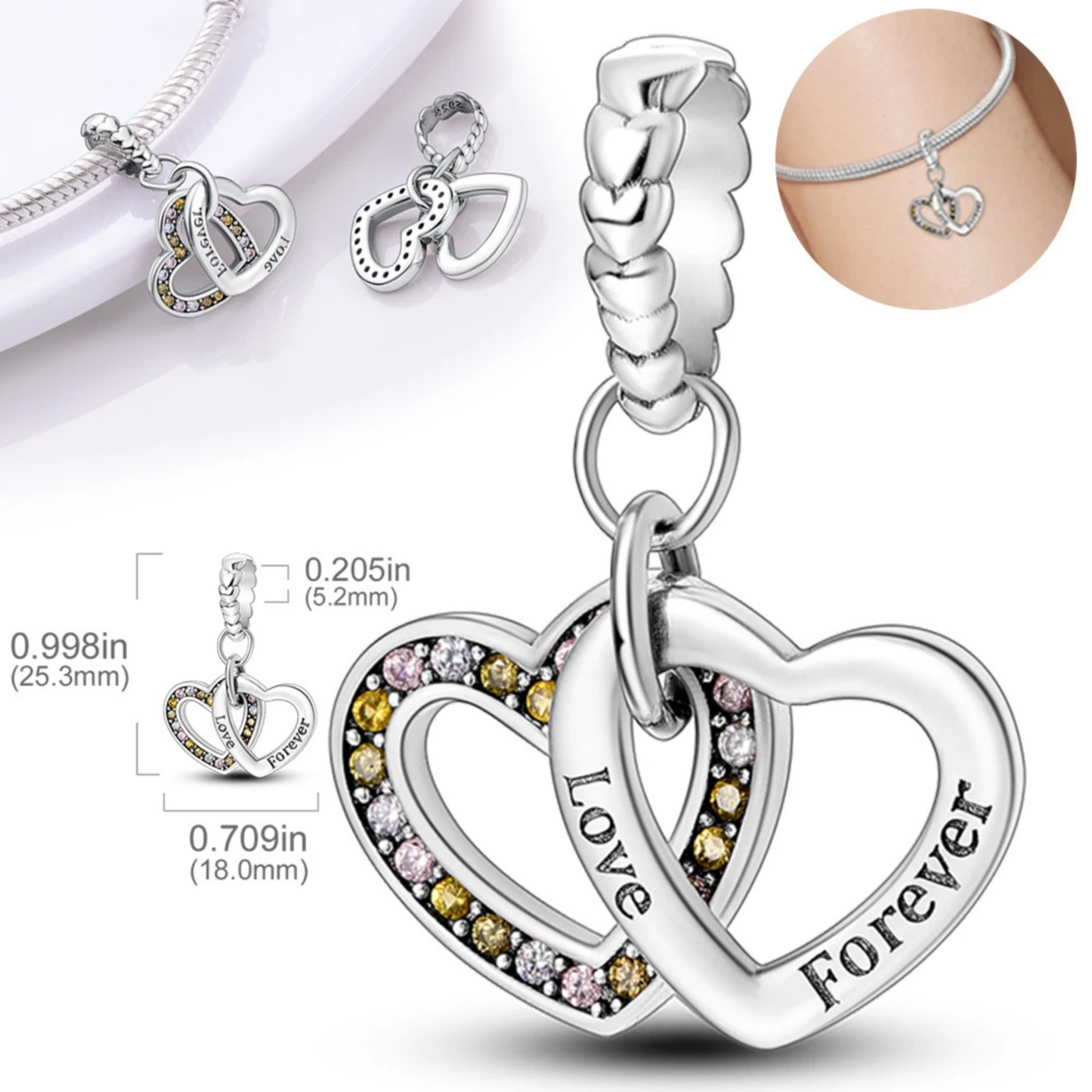 Forever Love Dangle Charm