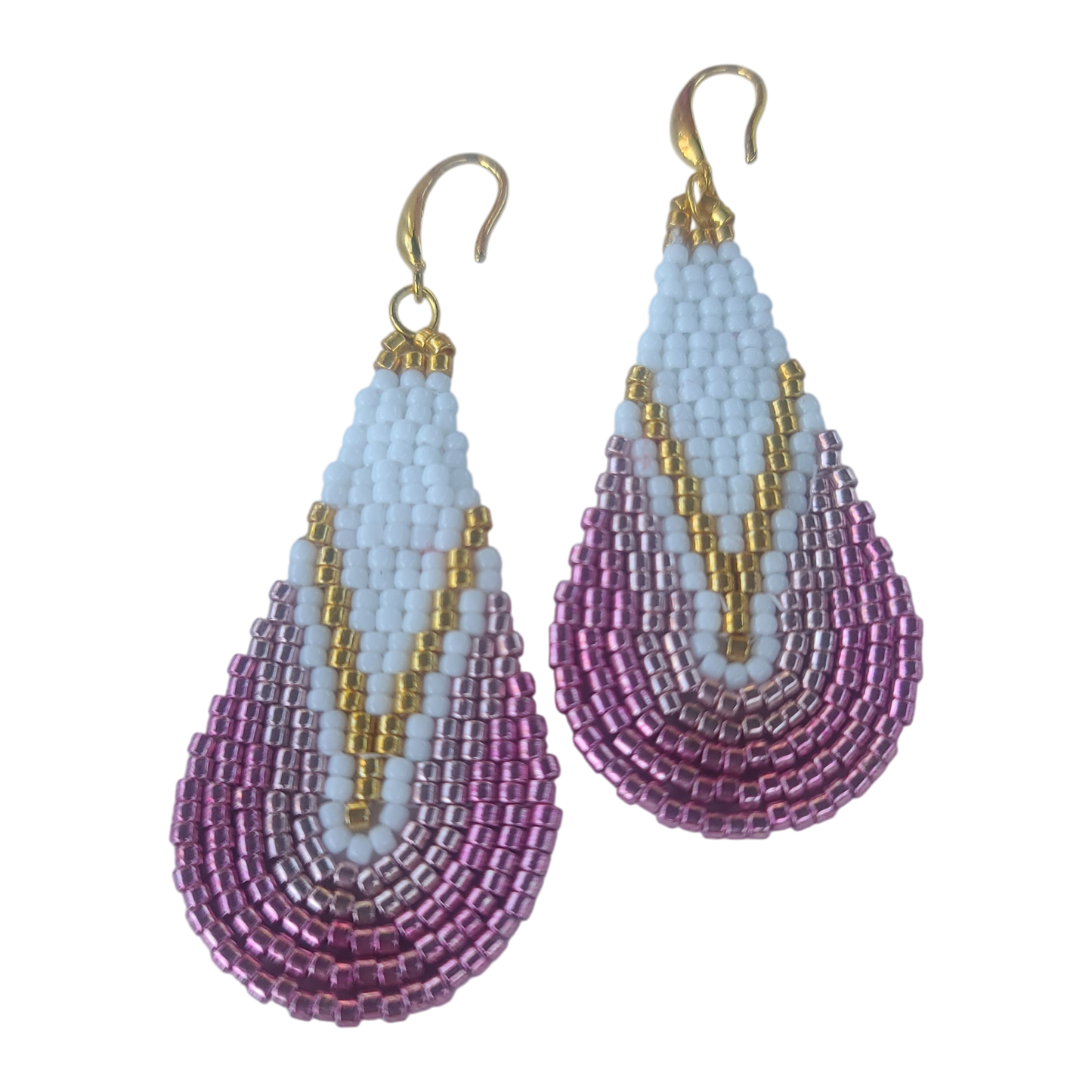 Droplet Beaded Earrings