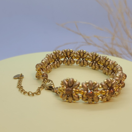 Flower Beaded Bracelet