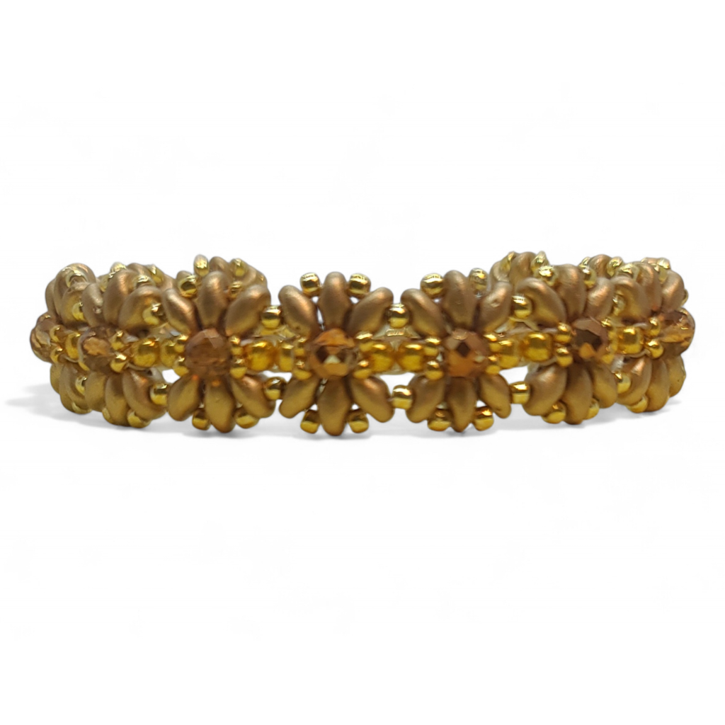 Flower Beaded Bracelet