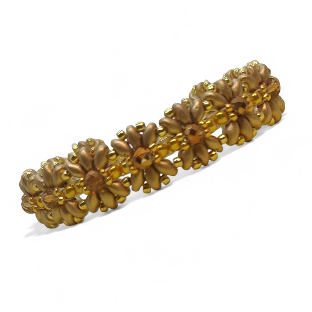 Flower Beaded Bracelet
