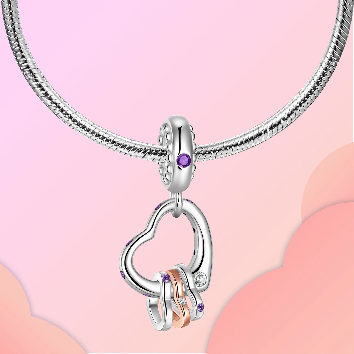 Heart Dangle Charm