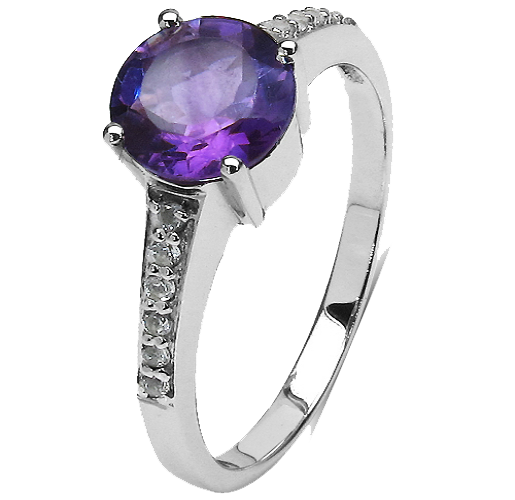 Silver Amethyst Ring