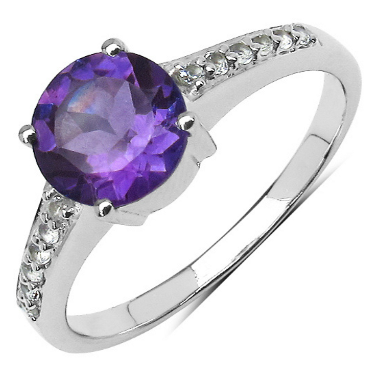 Silver Amethyst Ring