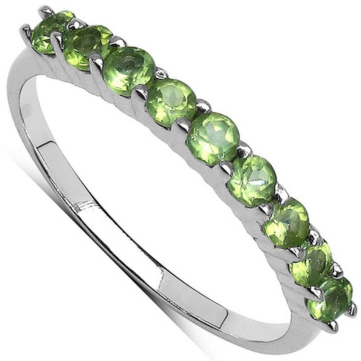 Sterling Silver Peridot Ring