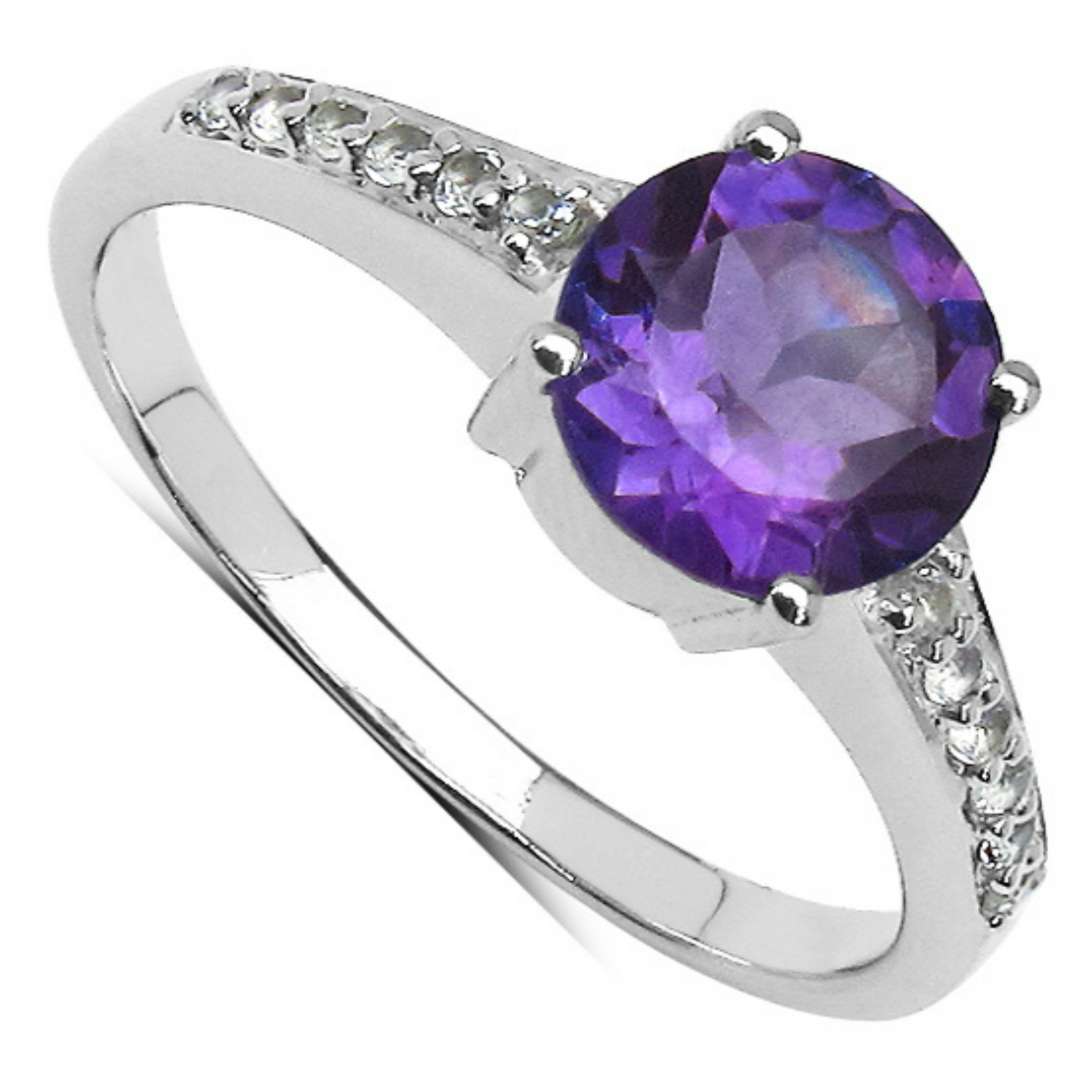 Silver Amethyst Ring