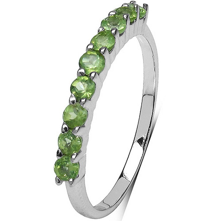 Sterling Silver Peridot Ring