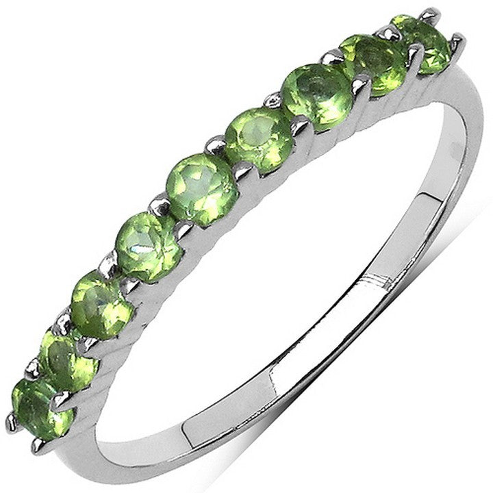 Sterling Silver Peridot Ring