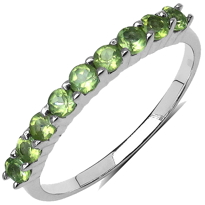 Sterling Silver Peridot Ring